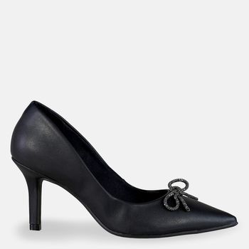 Scarpin-Preto-Laco-Strass-Salto-Fino-|-Comfort-Tamanho--34---Cor--PRETO-0